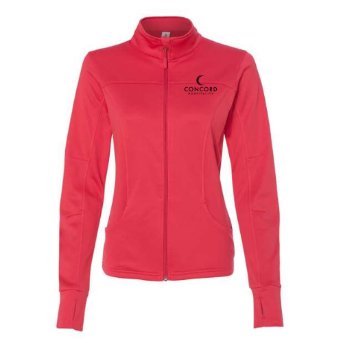 Independent Trading Co. Women's PolyTech FullZip Track Jacket col