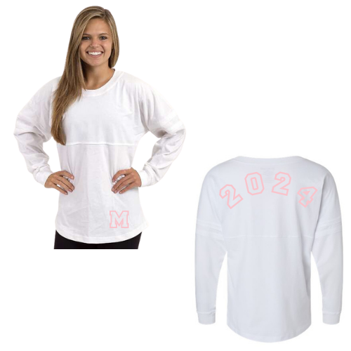 Boxercraft Women's Pom Pom Long Sleeve Jersey T-Shirt