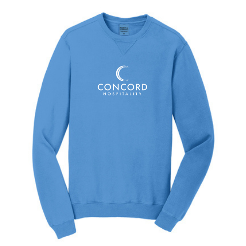 Port & Company® Beach Wash® Garment-Dyed Crewneck Sweatshirt- color options