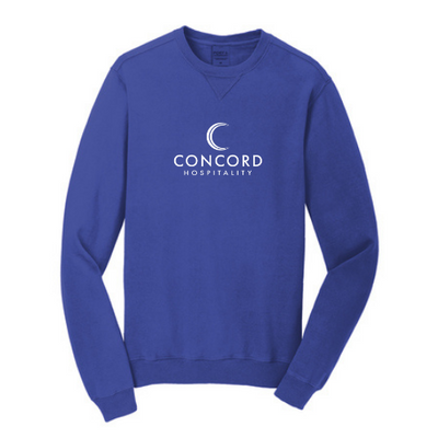 Port & Company® Beach Wash® Garment-Dyed Crewneck Sweatshirt- color options