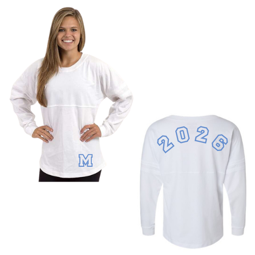 Boxercraft Women's Pom Pom Long Sleeve Jersey T-Shirt