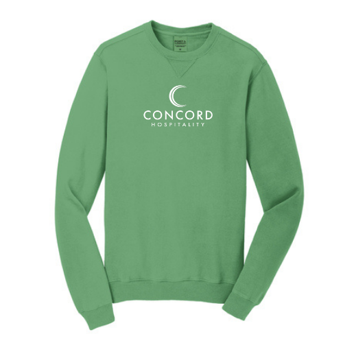 Port & Company® Beach Wash® Garment-Dyed Crewneck Sweatshirt- color options