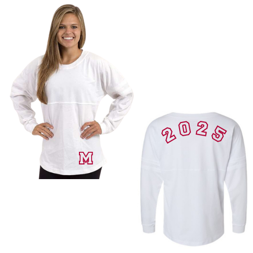 Boxercraft Women's Pom Pom Long Sleeve Jersey T-Shirt