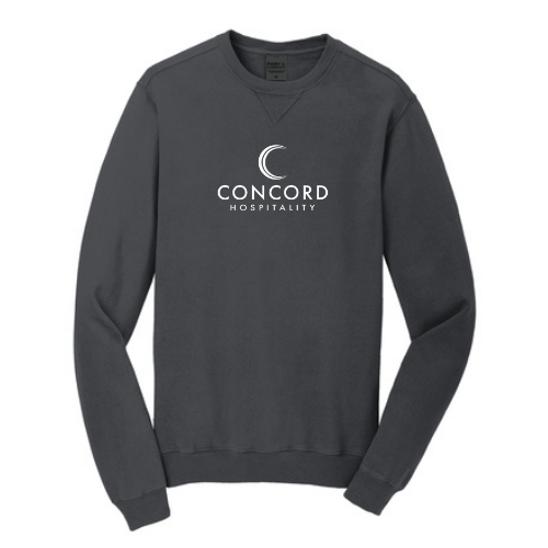 Port & Company® Beach Wash® Garment-Dyed Crewneck Sweatshirt- color options