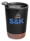 10 OZ. STAINLESS STEEL ZOE TUMBLER WITH CORK BASE