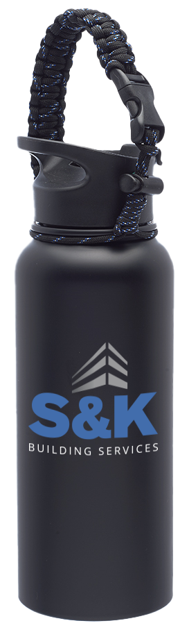 34 oz. Vulcan Stainless Steel Water Bottles with Strap