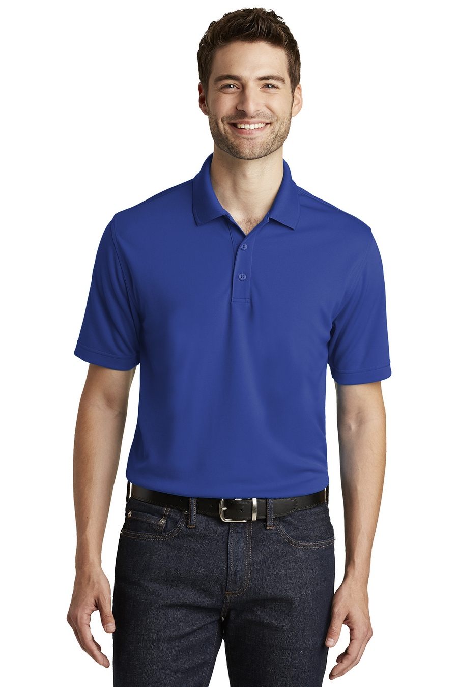 Men's True Royal Short Sleeve Polo